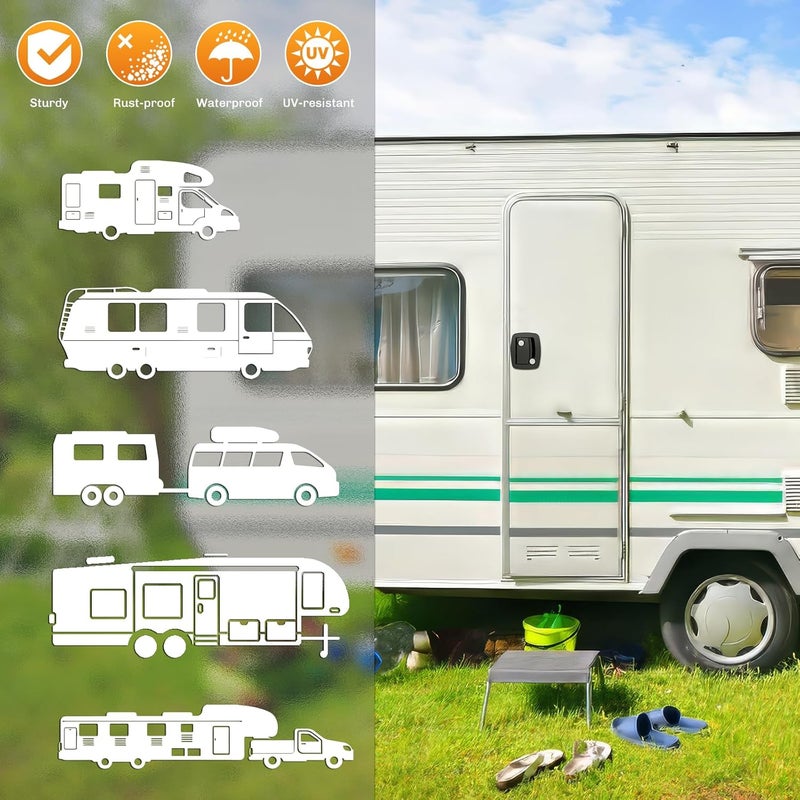 WELLUCK RV Door Lock Replacement with Paddle Deadbolt, 100% Metal Camper Door Latch Handle Lock, RV Entry Door Lock for Camper Horse Travel Trailer Cargo Hauler - Image 3